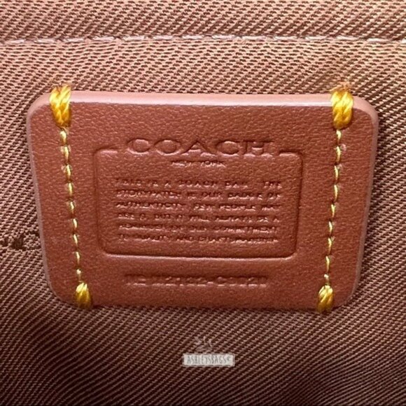 Coach Kitt Messenger Crossbody With Floral Print - Picture 9 of 11
